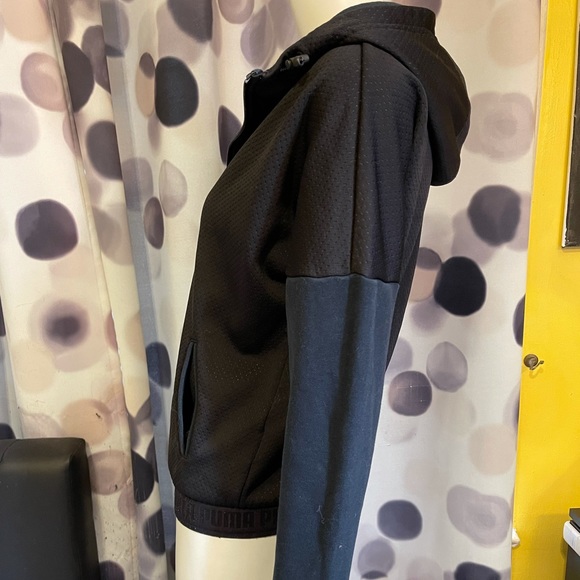 Black Puma Zip-Up Sweater - Picture 3 of 8